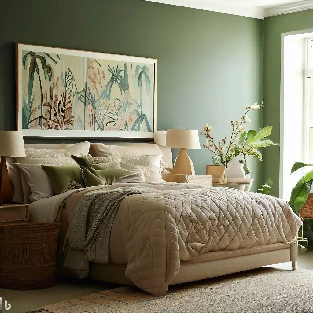45 Green Bedroom Design That Will Make You Feel Like You’re In Paradise ...